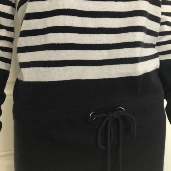 Comptoir des cotonniers sweater dress striped SX/S navy beige - Picture 4 of 8